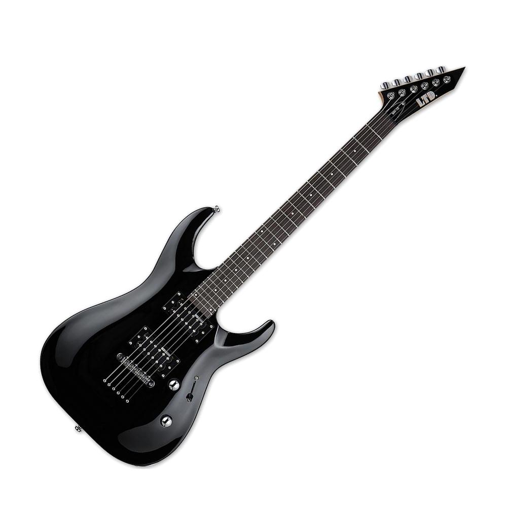 ESP LTD MH-10 Electric Guitar with Gig Bag, Black