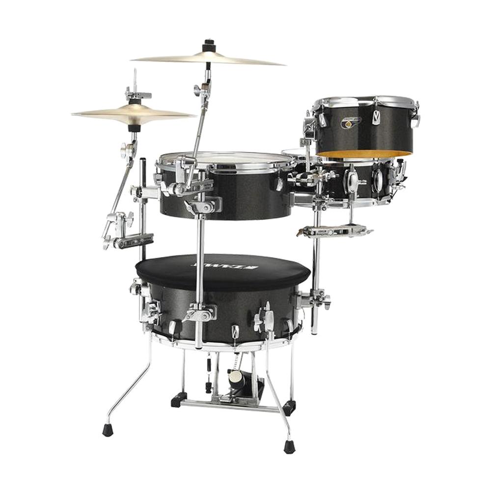 Tama CJB46MGD Cocktail-Jam 4 Piece Drum Shell Kit, Midnight Gold Sparkle