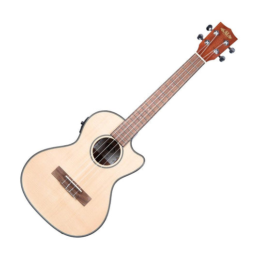 Kala KA-STGE-C Acoustic Electric Tenor Ukulele, Natural