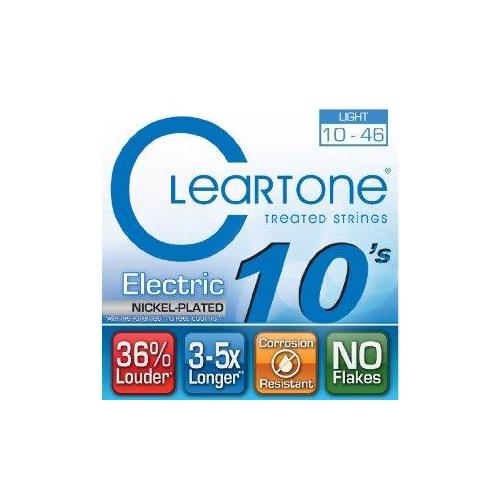 Cleartone Electric Nickel Plated 10-46 Light Gauge Guitar Strings