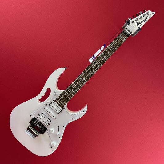 [USED] Ibanez JEMJR Steve Vai Signature JEM Series Electric Guitar, White