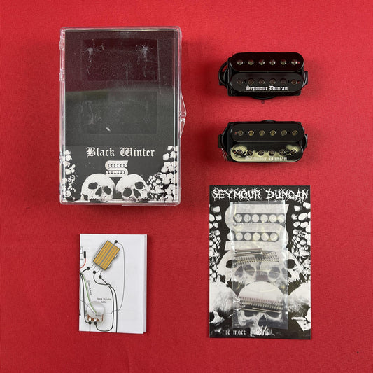 [USED] Seymour Duncan Black Winter Humbucker Set, Black