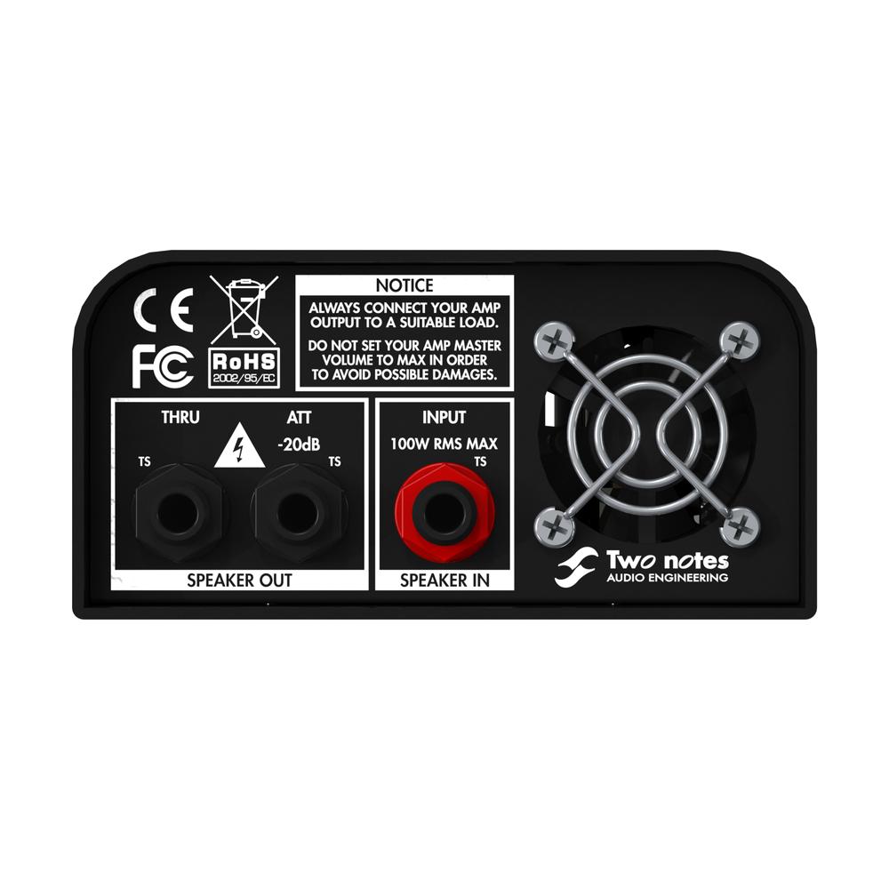 Two Notes Torpedo Captor Reactive Loadbox DI and Attenuator, 8 Ohm