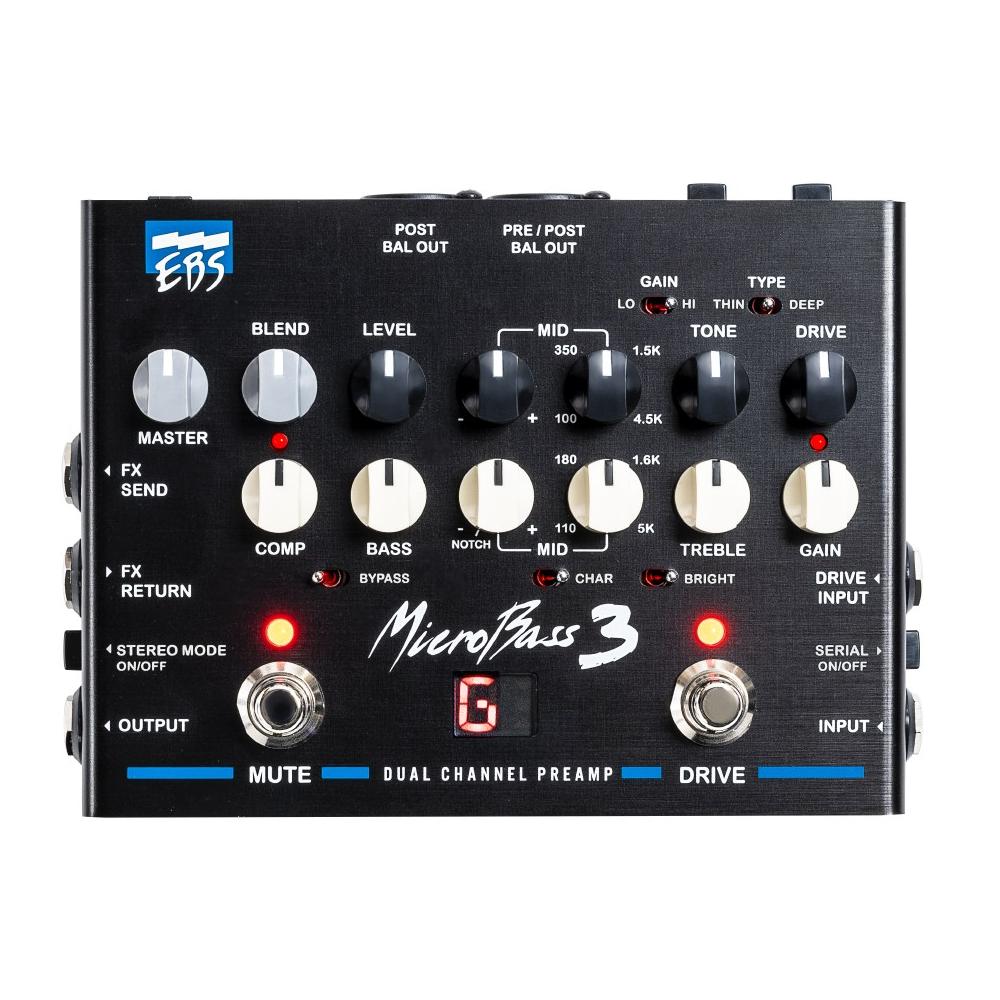 EBS MicroBass 3 Dual Channel Preamp