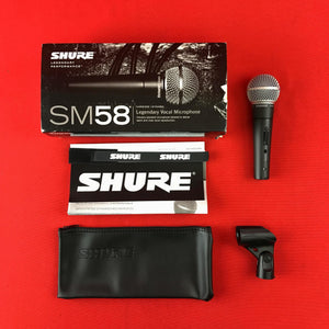 [USED] Shure SM58S Vocal Microphone w/Switch