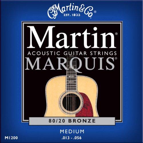 Martin 1200 Marquis 80/20 Guitar Strings, 13-56, Medium