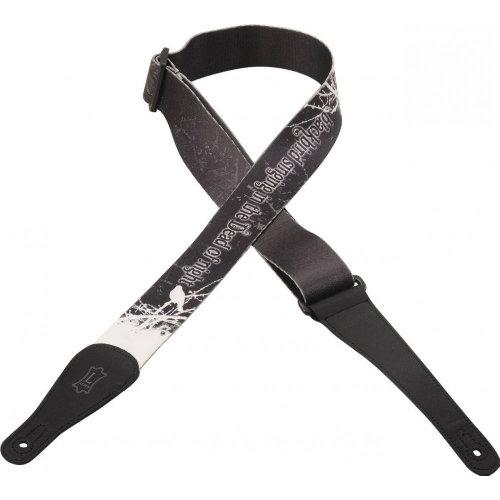 Levy's Lyric Series Polyester Guitar Strap, Blackbird