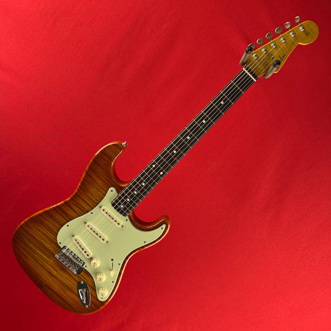 [USED] Fender MIJ Stratocaster '62 Reissue 1994-95, Foto Flame Cherry Burst (See Description)