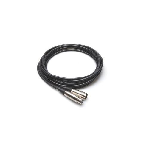 Hosa MCL-125 Microphone Cable 25ft, Chrome XLR3F-XLR3M