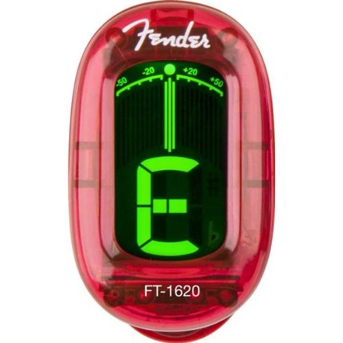 Fender California Series Clip-On Tuner - Candy Apple Red