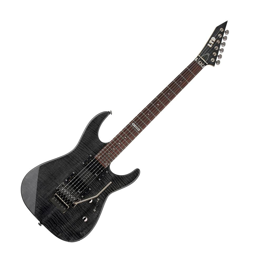 ESP LTD M Series M-100FM Flamed Maple Electric Guitar - See Thru Black