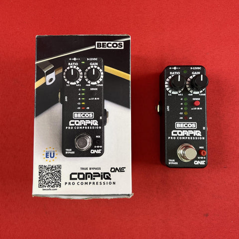 [USED] BECOS FX CompIQ ONE Pro Compressor for Guitar and Bass