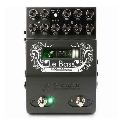 Two Notes Le Bass 2-Channel Tube Bass Preamp