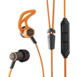 V-MODA FORZA IN-EAR HYBRID SPORT HEADPHONES WITH 3-BUTTON REMOTE & MICROPHONE - APPLE DEVICES, ORANG