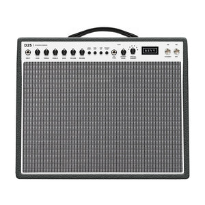 Revv Amplification D25 25W 1x12 6V6 Tube Guitar Amplifier Combo, British Slate/White