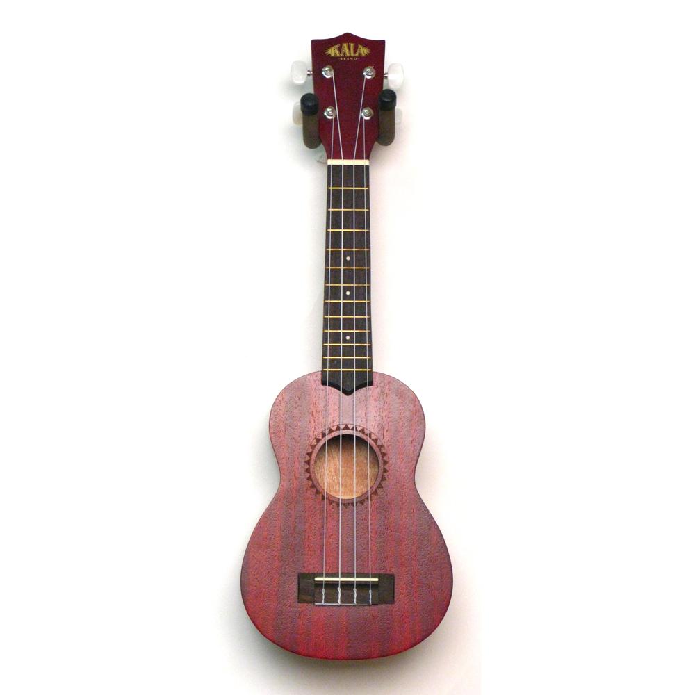 Kala KA-15S RLE Mahogany Soprano Ukulele, Red Stain