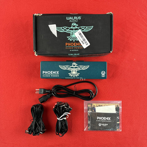 [USED] Walrus Audio Phoenix 15 Output Power Supply, Teal/Cream (Gear Hero Exclusive) (See Description)