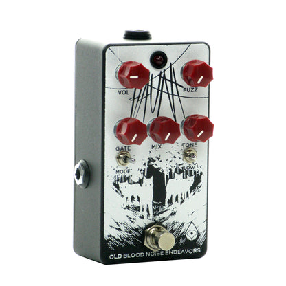 Old Blood Noise Endeavors Haunt Fuzz, Black and White with Custom Knobs