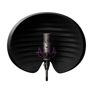 Aston Microphones Halo Portable Microphone Reflection Filter, Black