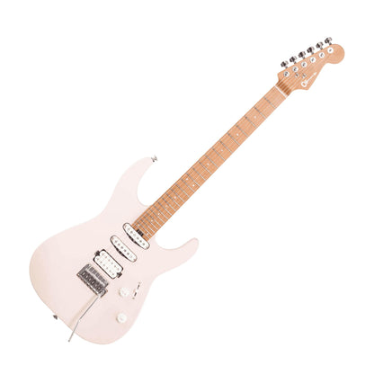 Charvel DK24 HSS Pro-Mod Caramelized Maple Fret board, Shell Pink