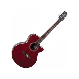 Takamine EG260C WR FXC Acoustic/ Electric Guitar, Wine Red