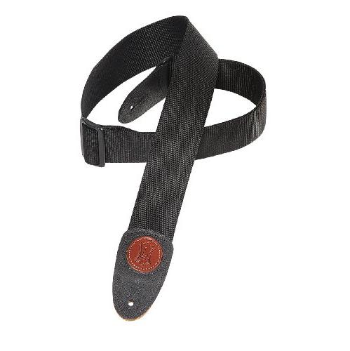 Levy's 2" Polypropylene Guitar Strap, Black