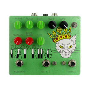 Fuzzrocious Pedals Cat King Overdrive Distortion, Green