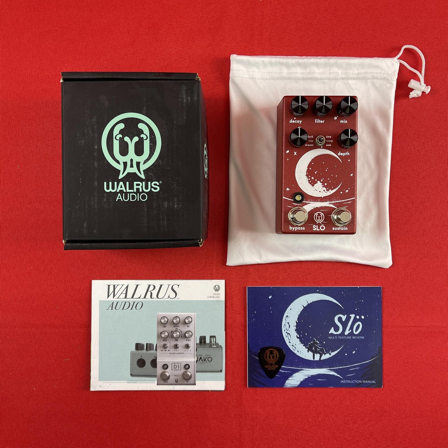 [USED] Walrus Audio Slo Multi Texture Reverb, Red (Gear Hero Exclusive)