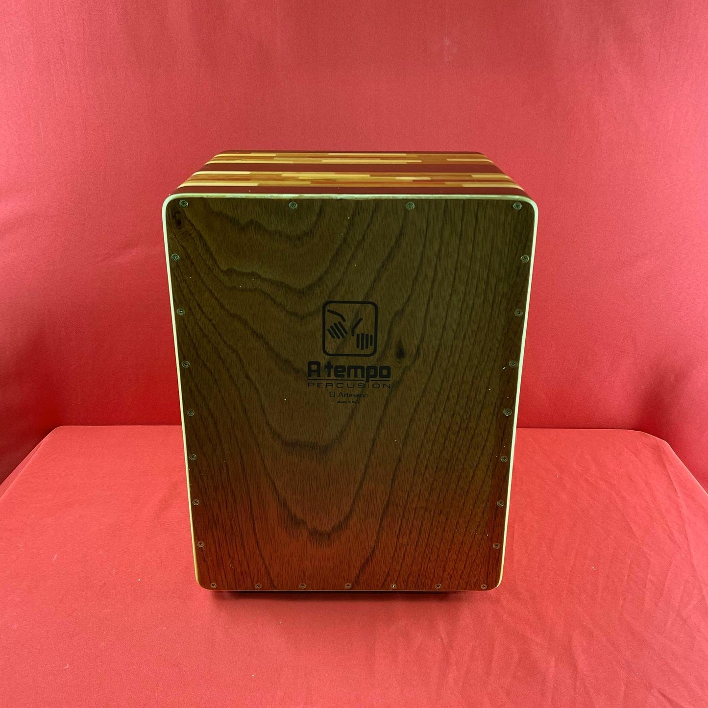 [USED] A Tempo Percussion El Artesano Cajon w/Gig Bag (See Description)