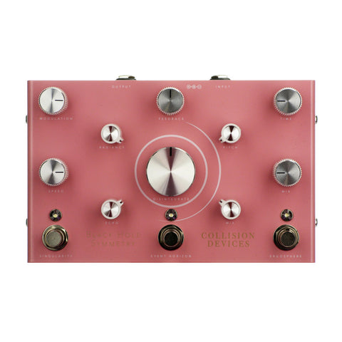Collision Devices Black Hole Symmetry Delay Reverb Fuzz, Pink (Limited Edition)