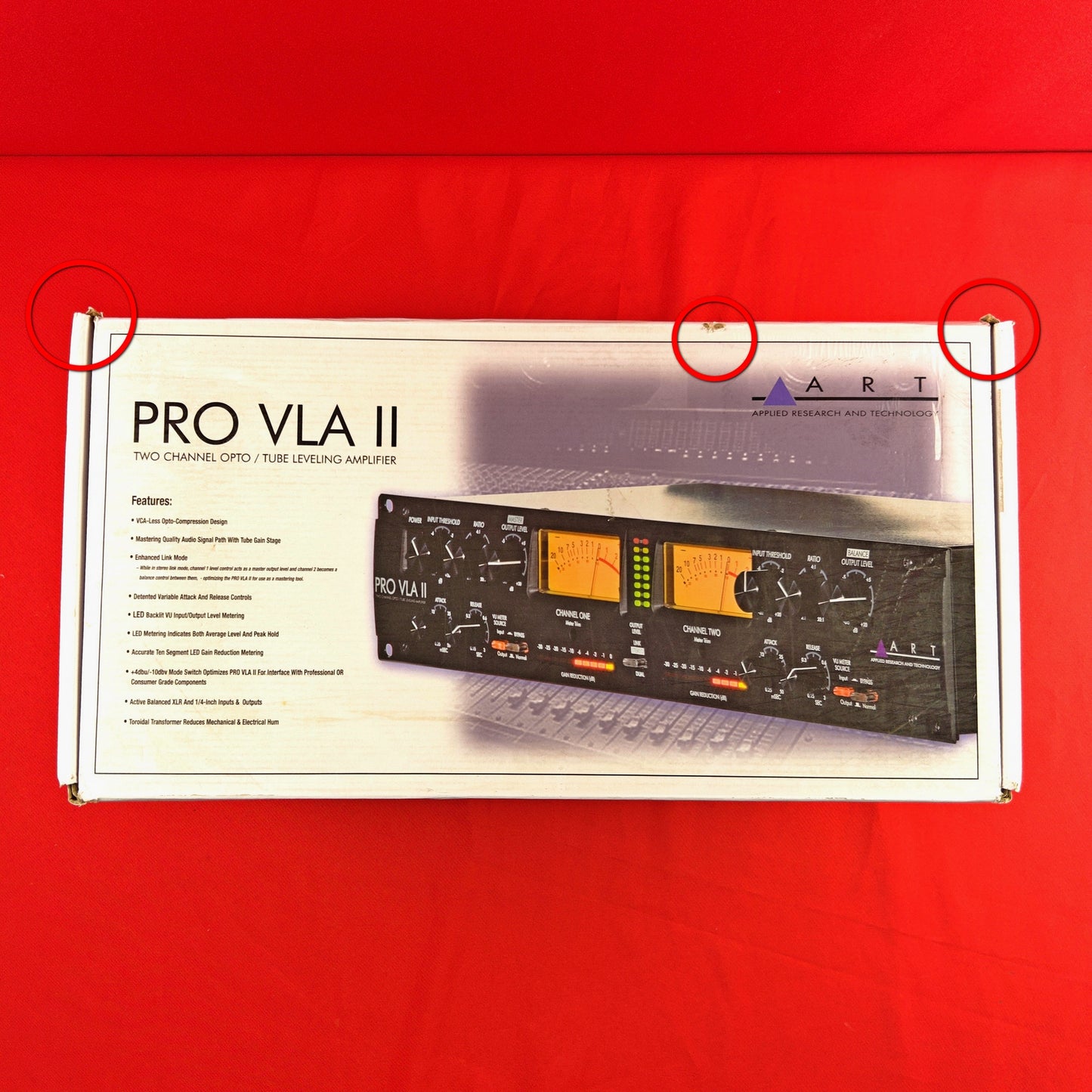 [USED] ART PRO VLA II Two Channel Vactrol-based Compressor (See Description)