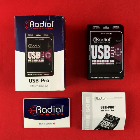 [USED] Radial USB-Pro Stereo USB Laptop DI