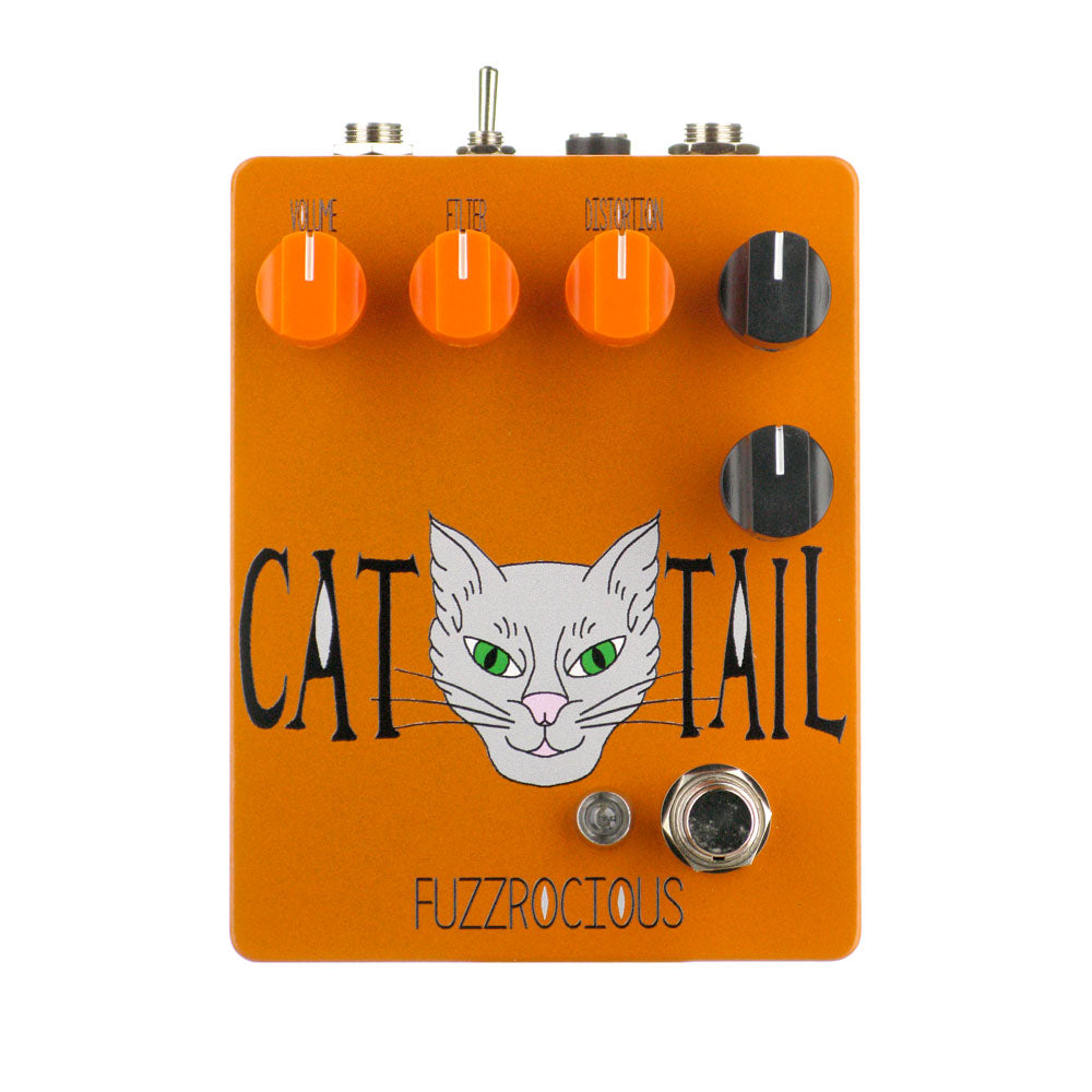 Fuzzrocious Pedals Cat Tail Overdrive Distortion, Orange