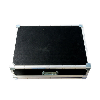 GO Pedalboards 2T24ATA 2-Tier 24-inch Aluminum Pedalboard w/ATA Flight Case, White