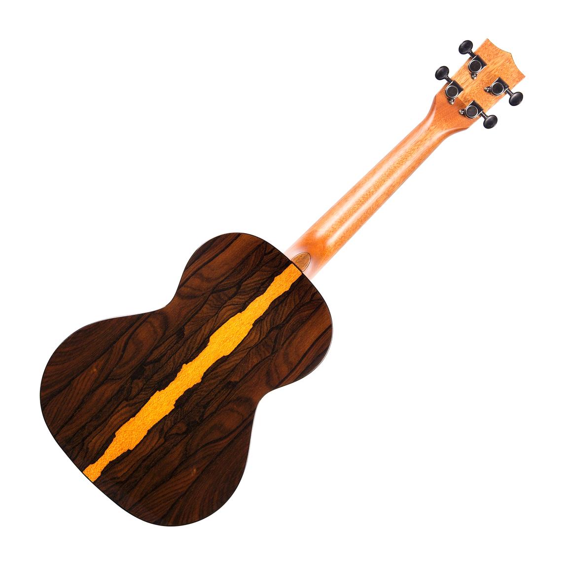 Kala KA-ZCT-T Tenor Ukulele, Natural High Gloss Ziricote