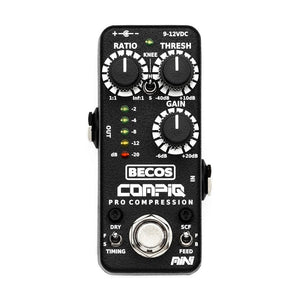 BECOS FX CompIQ MINI Pro Compressor for Guitar and Bass (Gear Hero Exclusive)