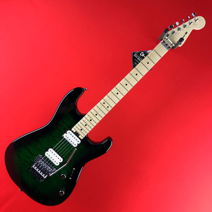 [USED] Charvel Pro-Mod San Dimas Style 1 HH FR M, Transparent Green Burst