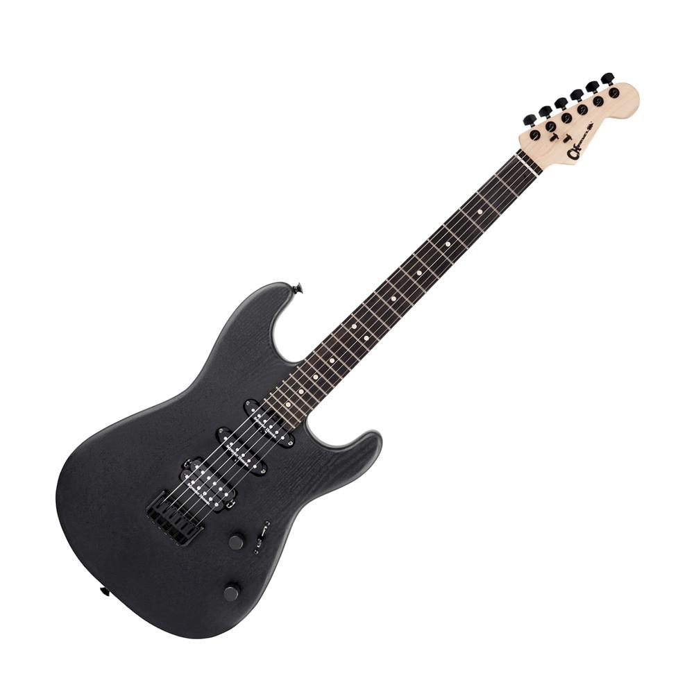 Charvel Pro-Mod San Dimas Style 1 HSS HT E Sassafras Electric Guitar, Satin Black