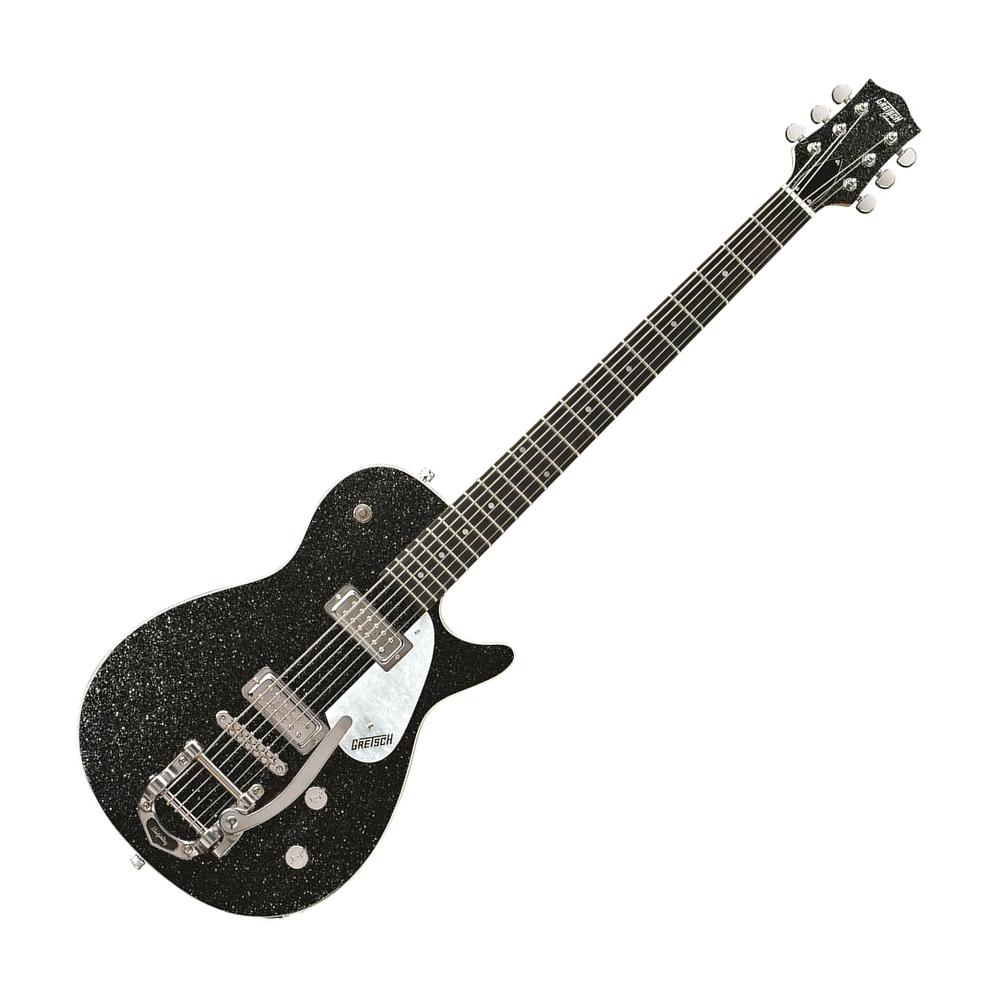 Gretsch G5265 Electromatic Jet Baritone Electric Guitar w/Bigsby, Black Sparkle
