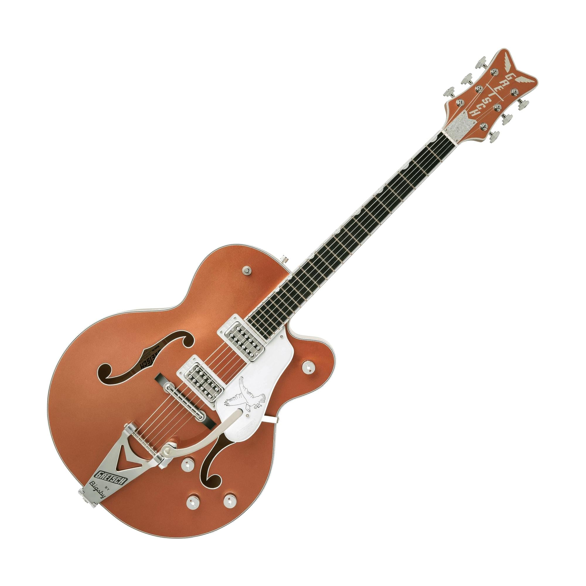 Gretsch G6136T Limited Edition Falcon Hollowbody Electric Guitar, Two Tone Copper/Sahara Metallic