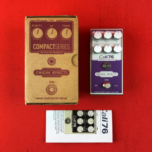 [USED] Origin Effects Cali-76 Compact Deluxe, Purple/Silver (Pedal Genie Exclusive)