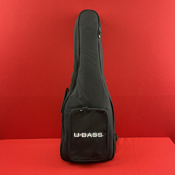 [USED] Kala UBASS-EBY-FS Acoustic Electric Ukulele Bass, Natural Satin