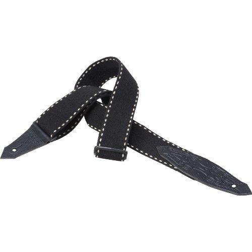 Levy's 2" Heavy-Weight Cotton Guitar Strap, Black