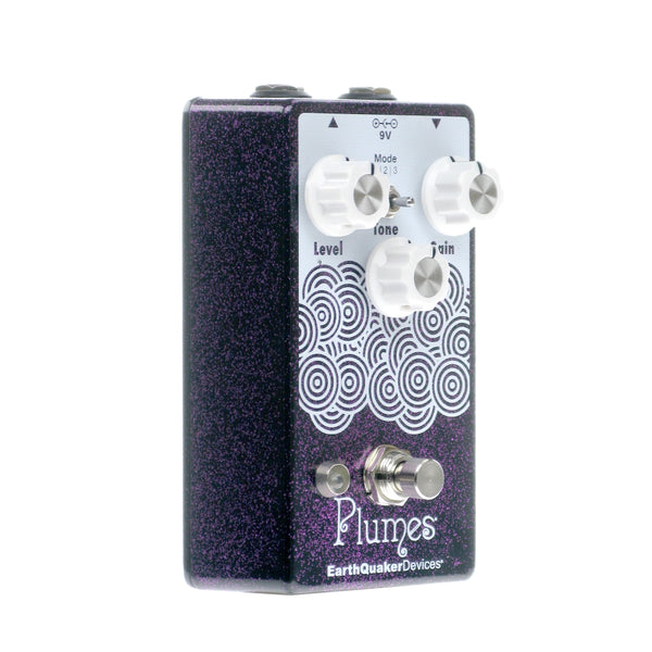 EarthQuaker Devices Plumes Small Signal Shredder, Purple Sparkle (Gear Hero Exclusive)