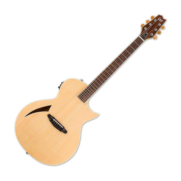ESP LTD TL-6 Thinline Acoustic/Electric Guitar, Natural