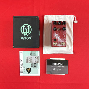 [USED] Walrus Audio Fathom Multi-Function Reverb, Red (Gear Hero Exclusive)