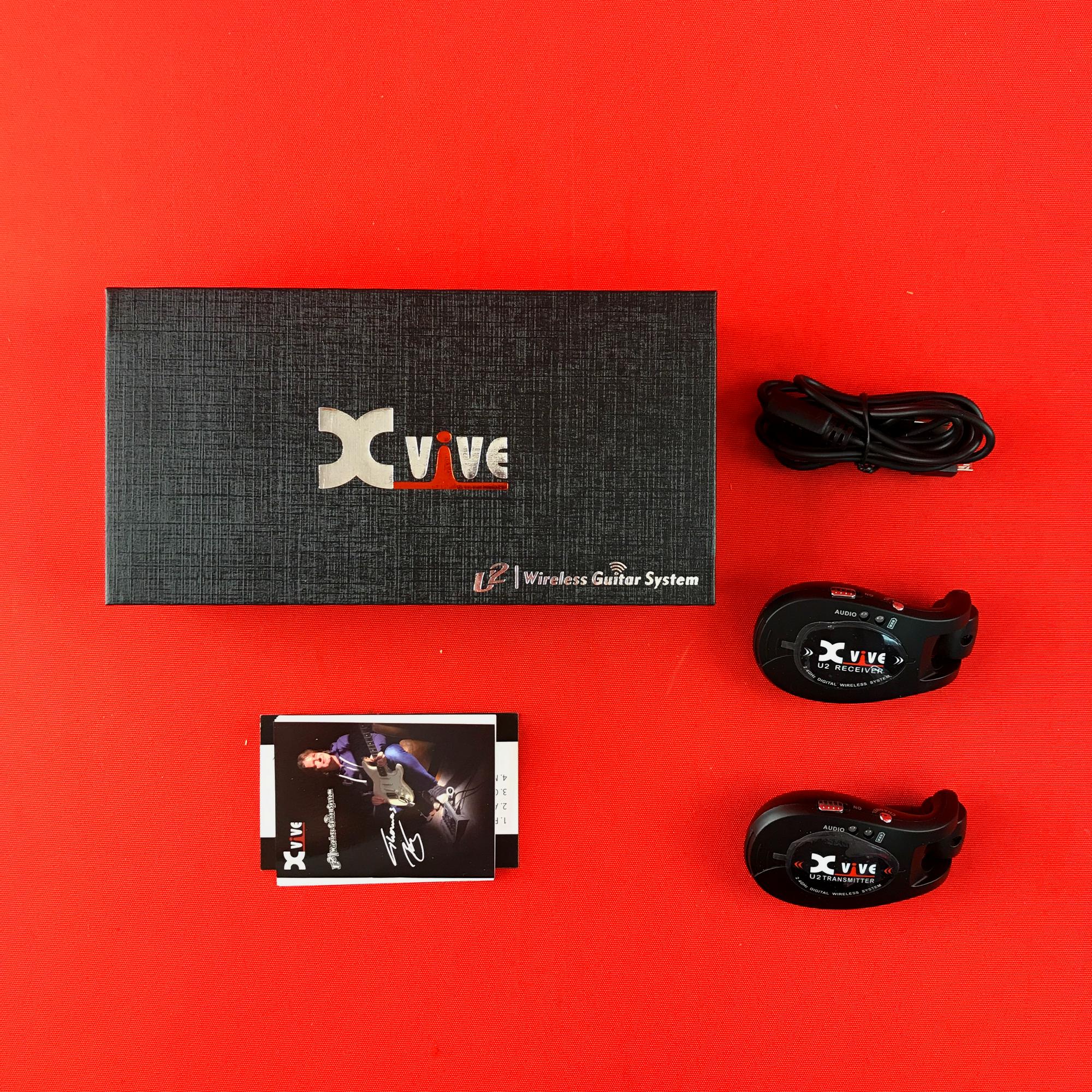 [USED] Xvive U2 2.4GHZ Wireless Guitar System, Black