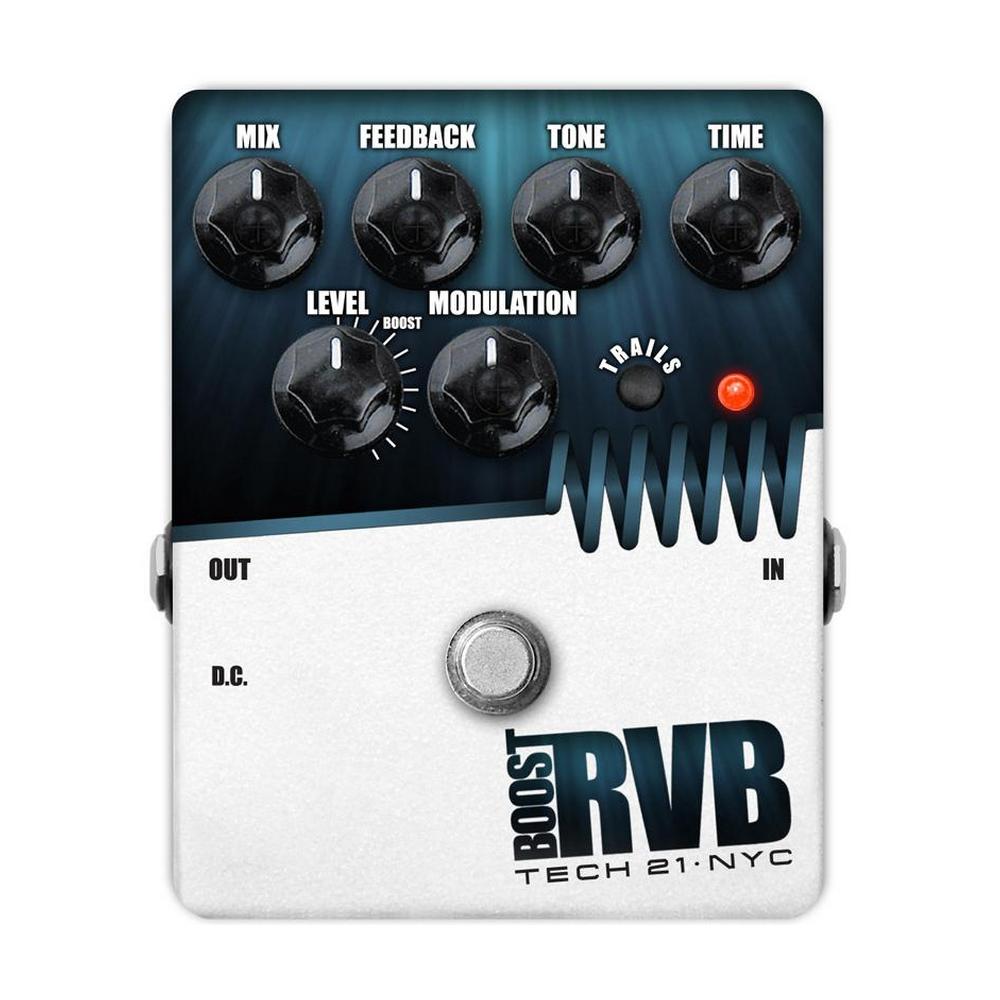 Tech 21 RVBT-V2 Boost RVB Analog Reverb Emulator With Clean Boost