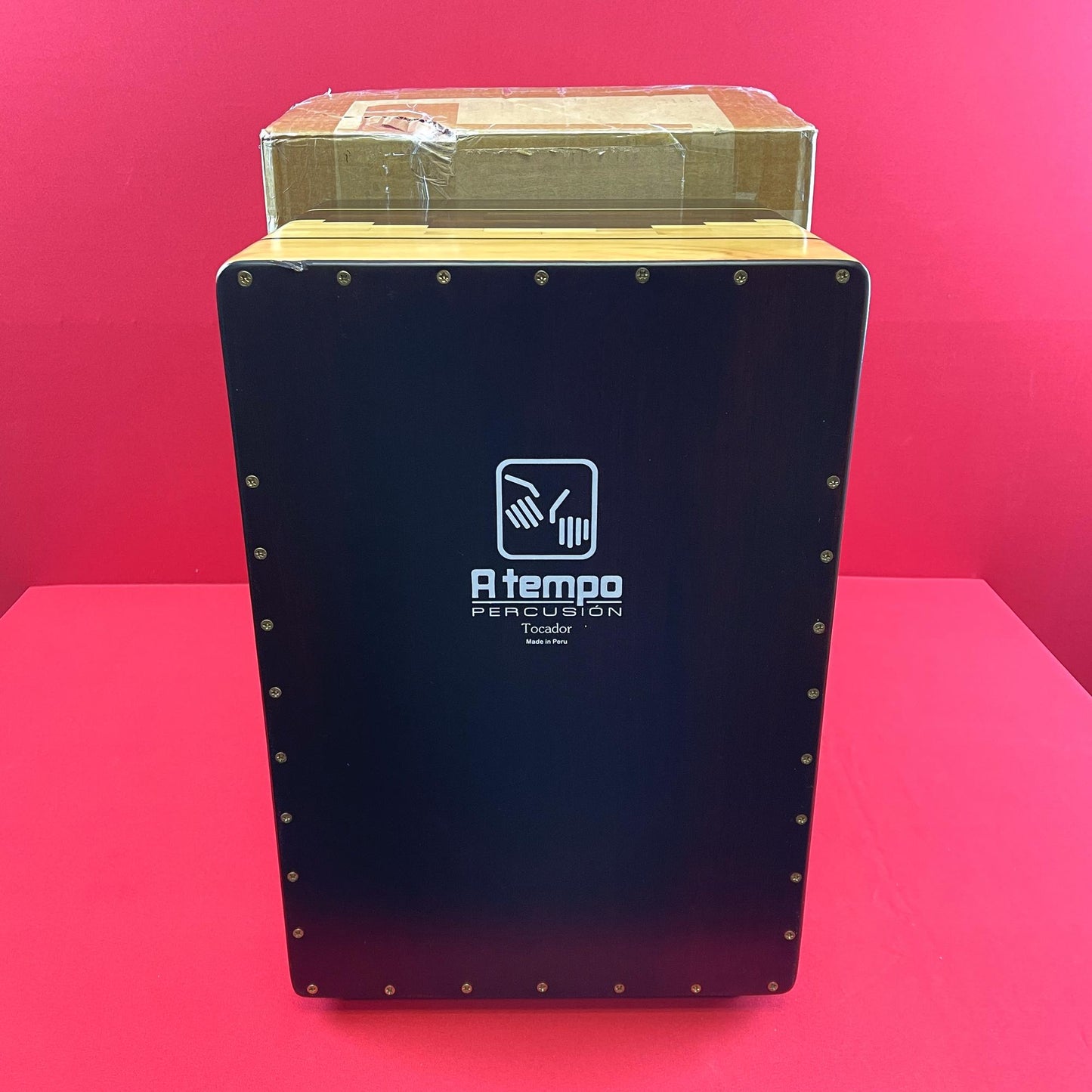 [USED] A Tempo Percussion Tocador Flamenco Cajon w/Gig Bag (See Description)