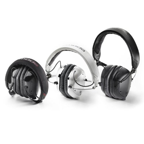 V-MODA Crossfade M-100 Over-Ear Noise-Isolating Metal Headphone (White Silver)
